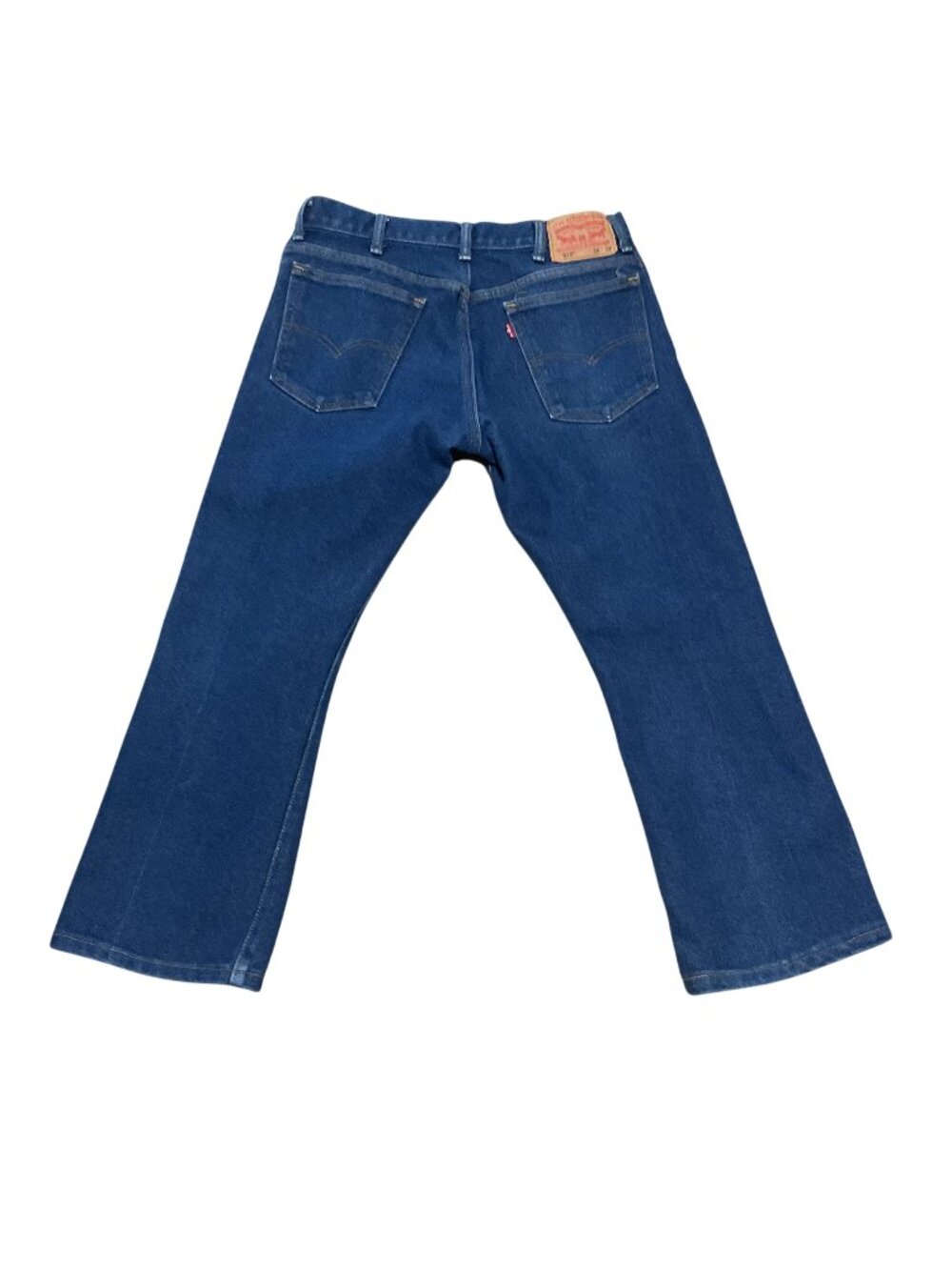 Levi's 517 Bootcut Jeans Denim Size 34x29 Cotton Blend Dark Rinse Cowboy Cowgirl